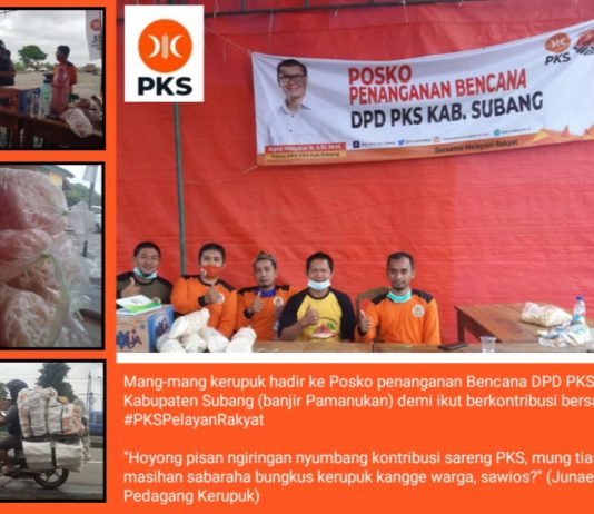 Bantu Korban Banjir, PKS Subang Kerahkan Relawan